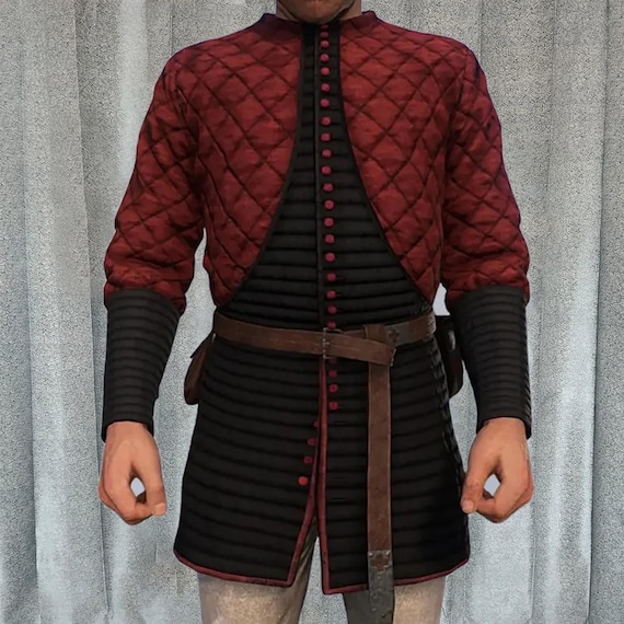 Medieval Padded Gambeson: Padded Costume For Renfaire & Larp