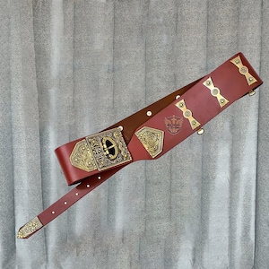 Roman Cingulum Leather Belt Brown For Roman Empire
