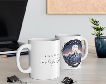 Caneca ACOTAR Velaris: Presente para Amantes de Livros, Design Night Court