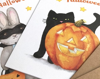 Happy Halloween Card, 2 pack