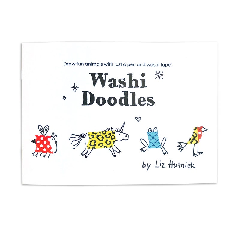 Washi Doodles Zine Mini Drawing Activity image 1