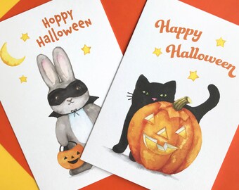 Happy Halloween Card, 2 pack