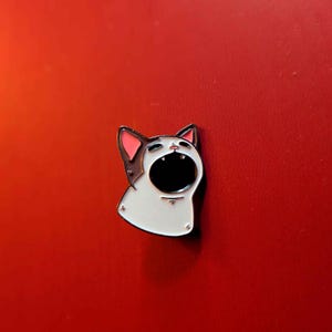 Popcat (enamel pin)