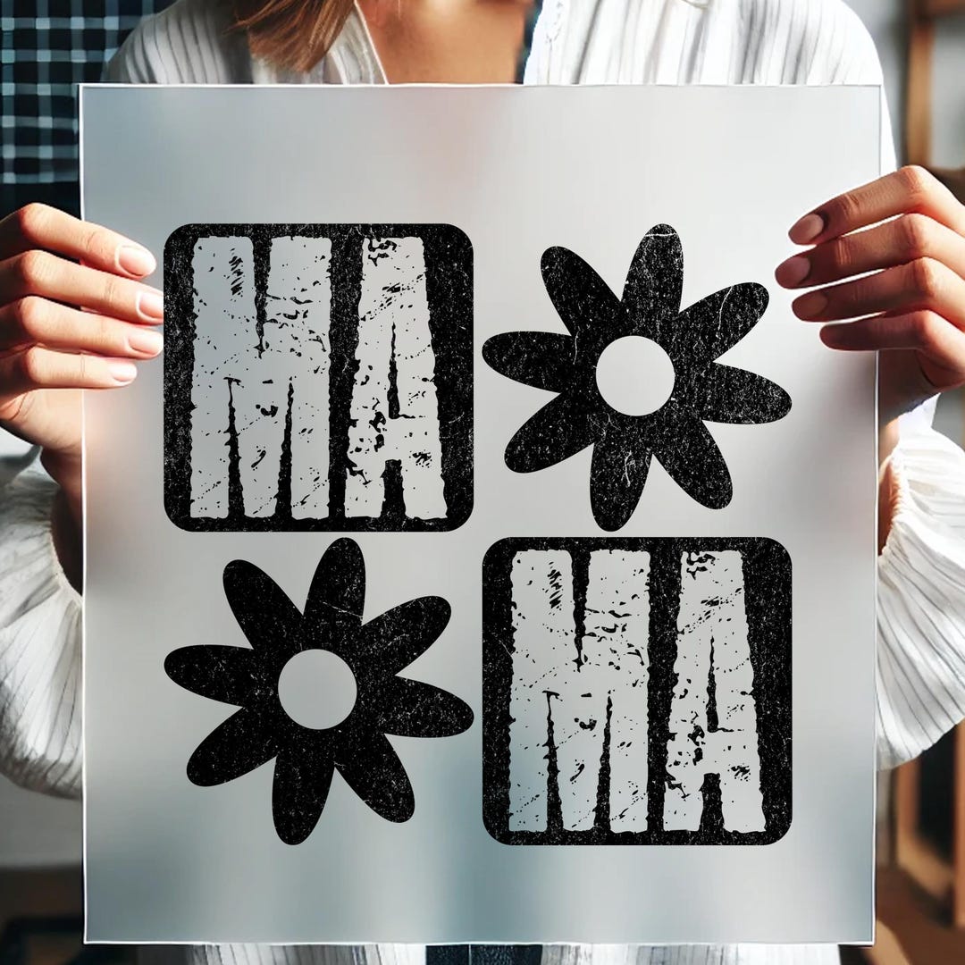 Retro Mama Flowers DTF, Retro Mama Ready to Press, Mothers Day Print ...