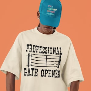 Professional Gate Opener DTF, Guard Print, Gatekeeper DTF, Cattle Gate Silhouette Print, Door Security DTF, Country Gate Ready to Press