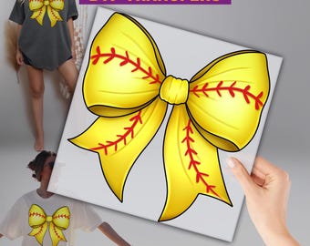 Softball Bow DTF, Softball Fans DTF, Softball Championship Vibes DTF, Game Day Print, Direct To Film, Softball Vibes Ready to Press