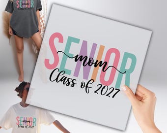 Senior Mom 2027 DTF, Graduation 2027 DTF, High School Print