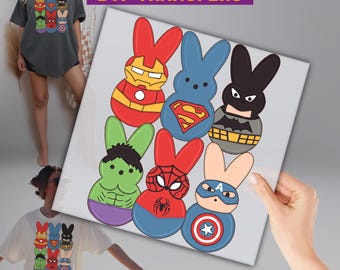 Superheroes Easter DTF, Easter Day Dtf, Grand Millennial Easter Ready to Press, Easter Day Heat Press