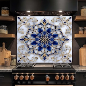 Gehärteter Glas-Aufhänger, Imperial Bloom-Glas-Aufhänger, Küchen-Aufhänger, hitzebeständiger Glas-Aufhänger, leicht zu reinigender Aufhänger