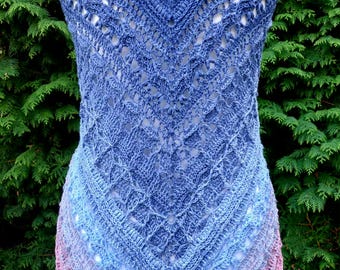 Modello per scialle all'uncinetto