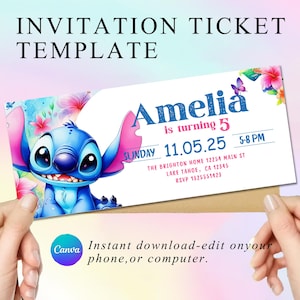 Modèle modifiable d'invitation d'anniversaire de point, invitation d'anniversaire modifiable de toile, invitation de fête d'anniversaire de point, modèle d'invitation de toile