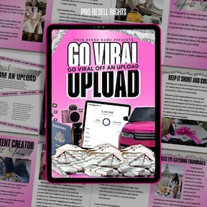 Go Viral Off an Upload | Viral Content Strategy | Social Media Growth Blueprint for Creators | Master Resell Rights + Private Label Rights