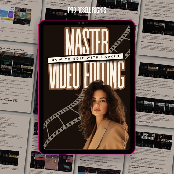 CapCut Video Editing eBook: Master Resell Rights (Digital Download)