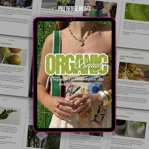 Organic Beauty: A Beginner&#39;s Guide to Organic Skin Care for Natural Beauty eBook | Master Resell Rights + Private Label Rights