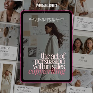 The Art of Persuasion Within Sales Copywriting | Secrets to Writing Compelling Copy That Sells | Master Resell Rights + Private Label Rights