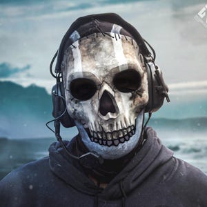 The Original Jawbone | Cosplay / Airsoft | Resin Hand-Painted | Custom Balaclava | Ghost Inspired Mask