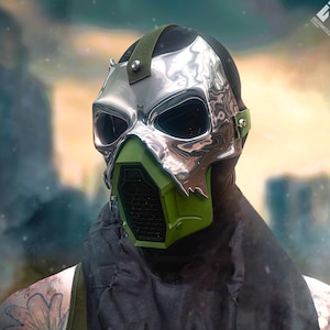 Mace Mask: Ghost-Inspired Resin Mask for Cosplay/Airsoft