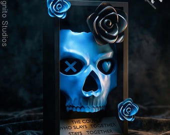 Lights Out Mask Book Nook | Dark Romance Bookshelf BookTok Decor | 3D Printing STL File