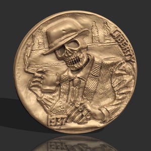 Dead Man Coin | Limited Design | 12K Resin Premium Quality