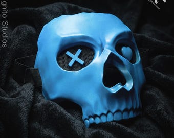 Masked Man Cosplay Prop | Dark Romance Stalker BookTok Roleplay Mask | Inspired by Lights Out
