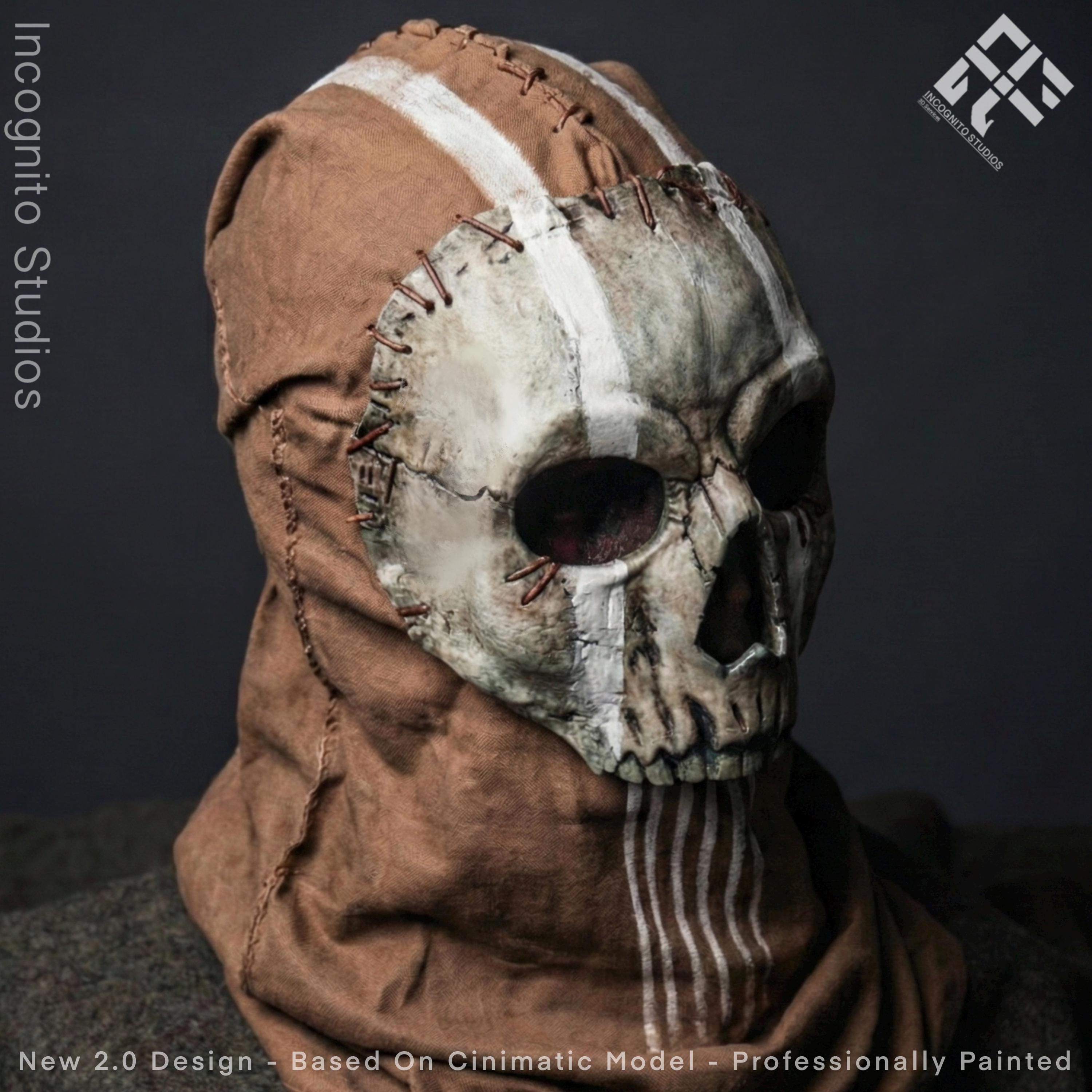Ghost Mask With Balaclava 3D Printing Call Of Duty Ghost Skull Mask Scary Mask E - Foto 2