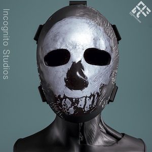 Wraith Etched Ballistic Mask Custom | Tactical Airsoft Combat Cosplay Mask | Vigil Inspired