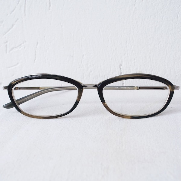 Vintage MAX MARA glasses frames. elegant women's glasses. wide rim frames