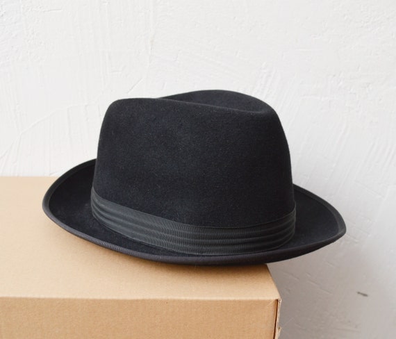 Small black hotsell fedora hat