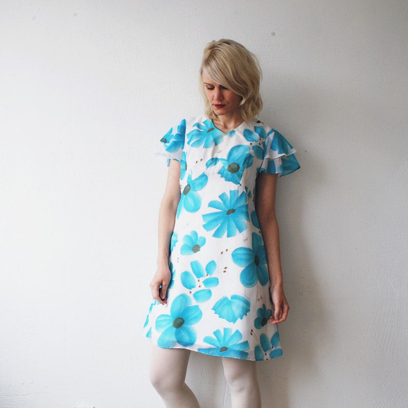 Empire Mini Dress White
