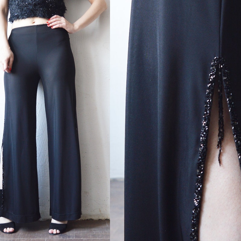 Semi-Sheer Maxi Pants