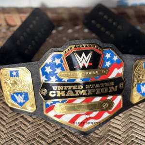 United States Wrestling  Championship replica Belt| Handmade 4mm Brass | Adult Size