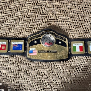 NWA World Heavy Weight Champion Wrestling replica Belt| Handmade 4mm Brass | Adult Size