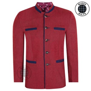 High Quality Men Austrian Jacket | Bavarian Trachten Jacket | German Style Jacket | Professional Handmade | Made of Wool | Best Gift for him