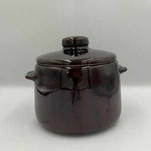 Vintage West Bend Ceramic Bean Pot - Made in USA