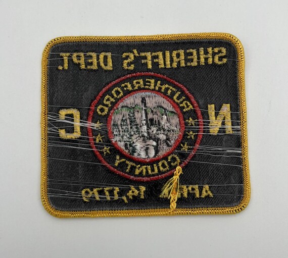 Rutherford County NC Sheriff Patch – Embroidered,… - image 2