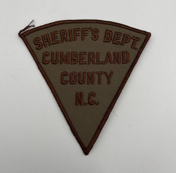 Cumberland County NC Sheriff Patch – Embroidered,… - image 1