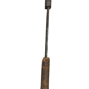 Antique Soldering Iron 3/4 Wood Handled Blacksmith Tool