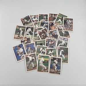 1991 Topps Padres Cards Lot - 27 Vintage MLB Cards
