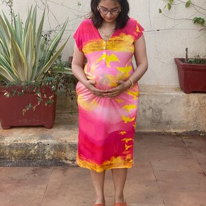 Reese 100% Cotton House Dress in Ivory - Bump Friendly