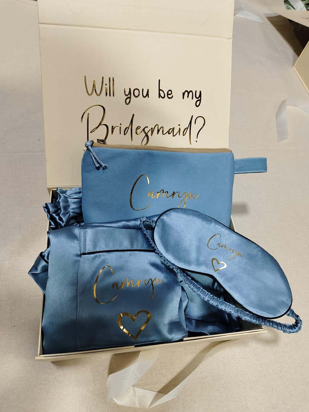 Personalized Bridesmaid Proposal Box or Thank You Gift Box, Will You Be ...