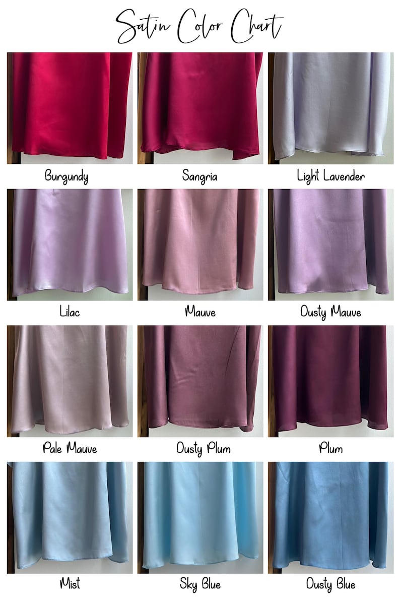 Silk Tie Front Ruffled PJ Sets - Bridesmaids Getting Ready Outfits - Bridesmaids Pjs - Available in 20+ colors - XS-4XL image 9