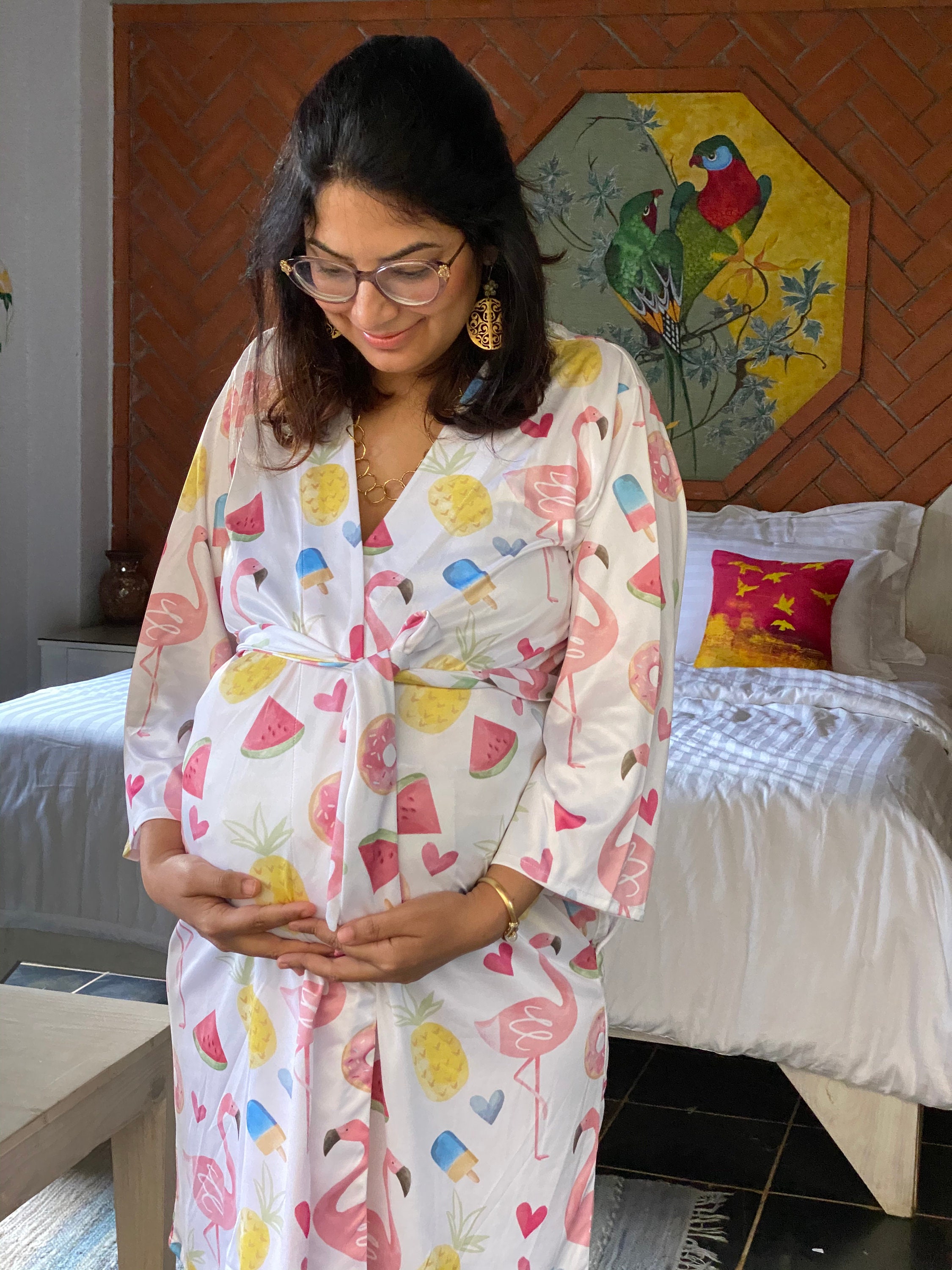 Summer Delights Maternity Robe Softest 