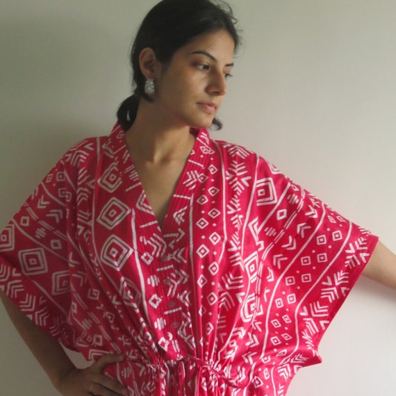 Magenta Aztec Tribal Nursing Maternity Hosptial Gown Delivery