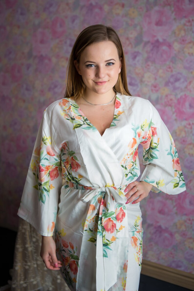 Premium Emerald Green Bridesmaids Robes Dreamy Angel Song Etsy