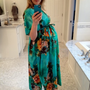 After top delivery gown