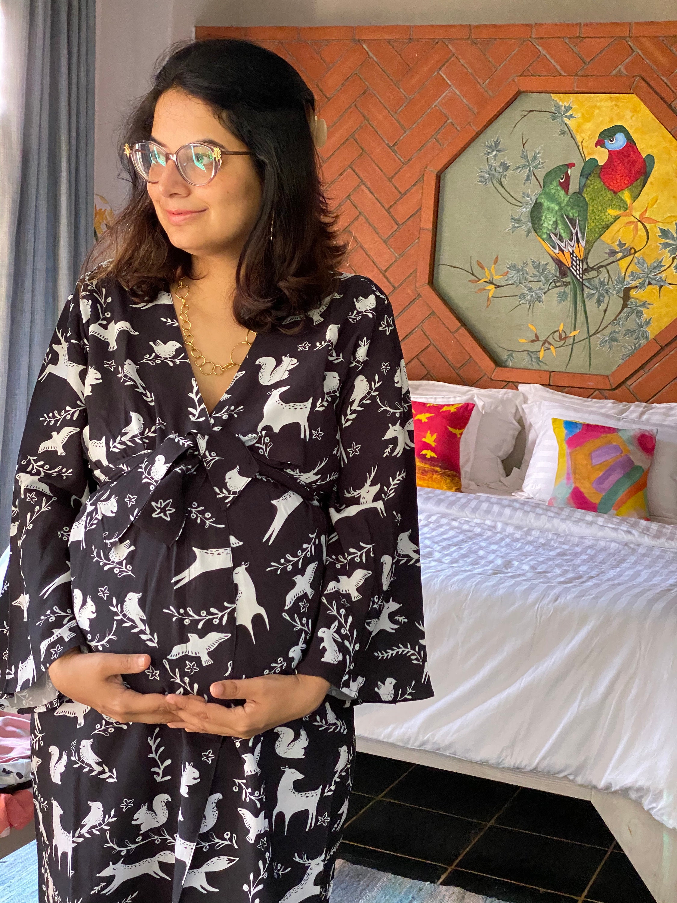 Maternity Robe Softest Jersey Knit 