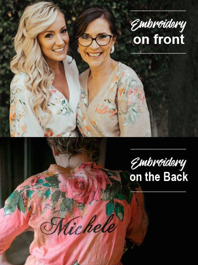 Add embroiderymonogramming to robes  etsy Add embroiderymonogramming to robes  etsy