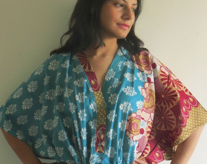 Hues & Honey Maternity and Nursing Kaftan Nighty main image 0