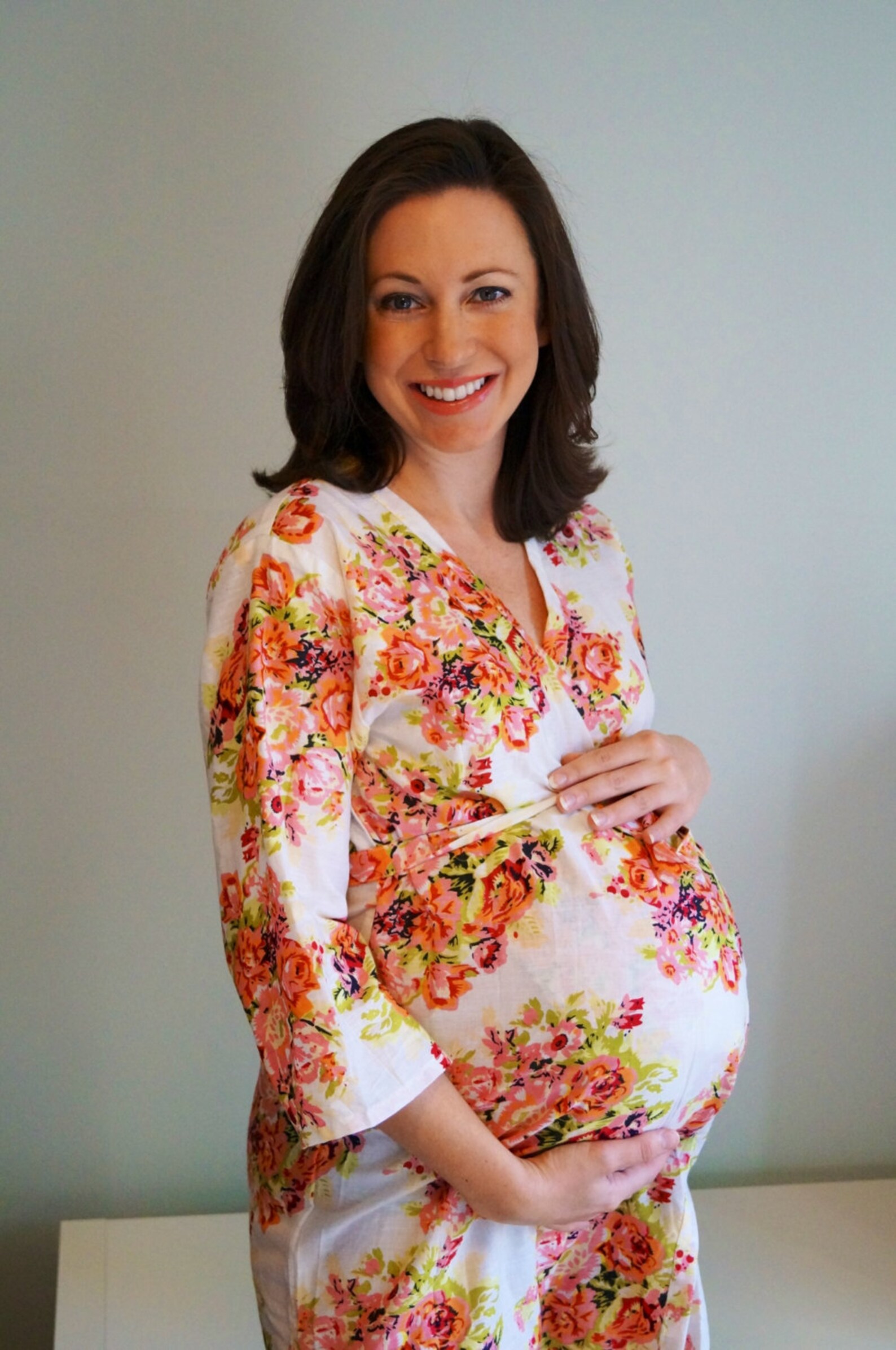 Maternity Hospital Gown Delivery Robe White Perfect as Etsy