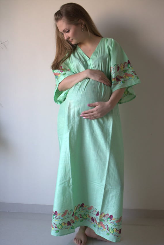 Mint Sparrows Empire Waist Dress Butterfly Sleeve Maternity Kaftan Maxi Pregnancy friendly Maternity Maxis Nursing Mint Sparrows Empire Waist Dress Butterfly Sleeve Maternity Kaftan Maxi Pregnancy friendly Maternity Maxis Nursing